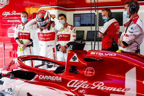 2020 Kimi Raikkonen Race Used Alfa Romeo Racing Formula One Visor