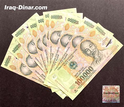 1 Million Vietnamese Dong 10 X 100000 Vnd Vietnam Currency Polymer