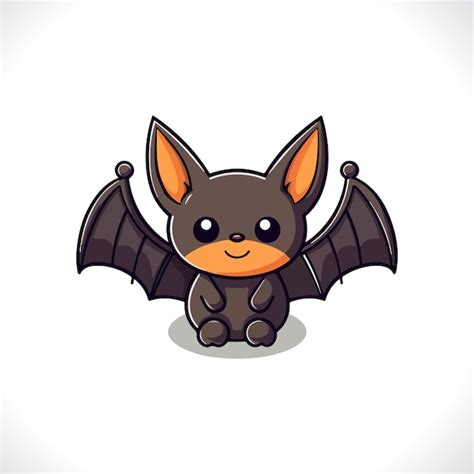 Premium Vector Cute Bat Cartoon Vector Illustration