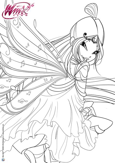 Winx Club Bloomix Coloring Pages Cartoon Coloring Pages Coloring My