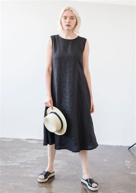 Linen A Line Dress Chloe