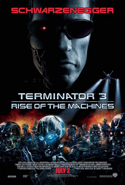 Terminator 3 Rise Of The Machines 2003 Movie Trailer Cast Plot Poster
