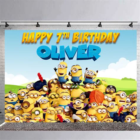 Birthday Minion Banner Minions Happybirthday Minion B - vrogue.co