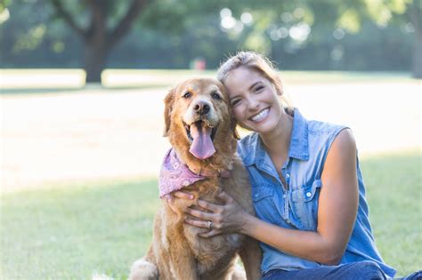 Portrait Of Adorable Dog And His Female Owner Shaklee Naturally Blog