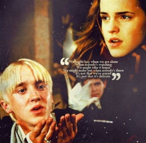 hermione granger and draco malfoy kissing