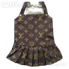 Luxury sequin bodice with black tutu and satin dress! Brown Monogram Designer Inspired Luxury Dog harness ...