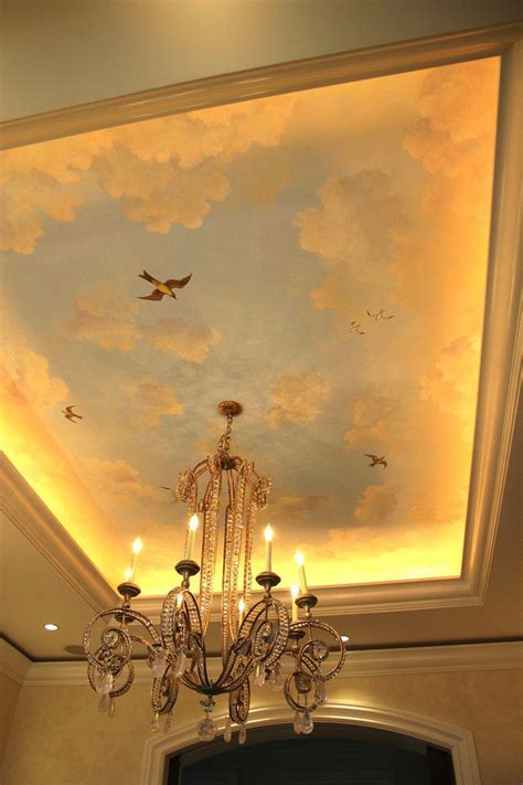 A Retrospective Of Past Mural Projects An Aviary Custom Ceiling A