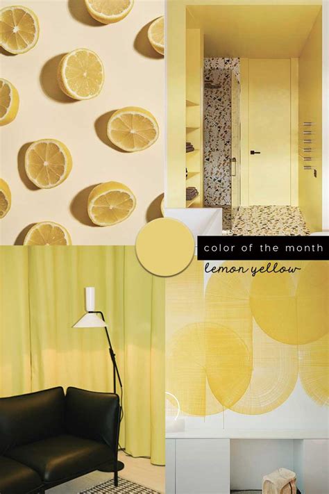 Interior Color Trends 2020 Lemon Yellow In Interiors And Design Yellow