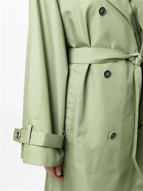 Lesyanebo Oversized Belted Trench Coat Farfetch