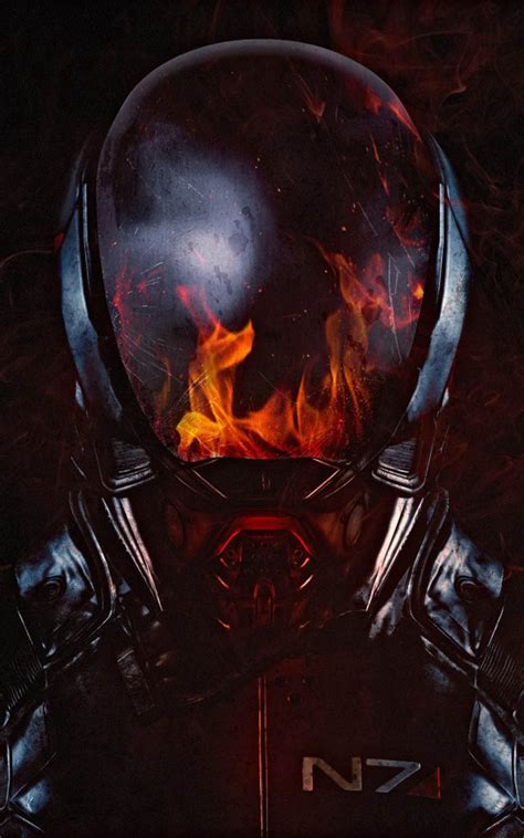 Fire Mass Effect Andromeda 4k Ultra Hd Mobile Wallpaper