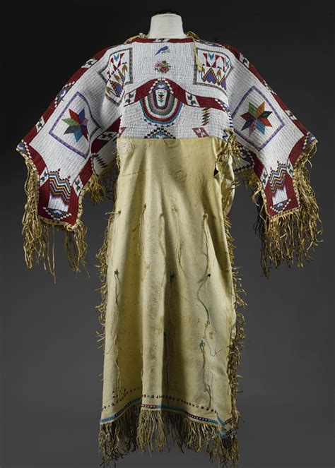 Sioux Beaded Hide Pictorial Dress More Native American Regalia Native American Clothing Native