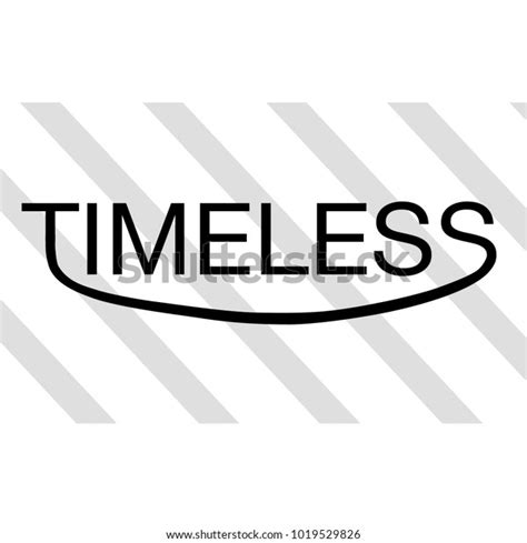 Timeless Logo Template Vector De Stock Libre De Regalías 1019529826