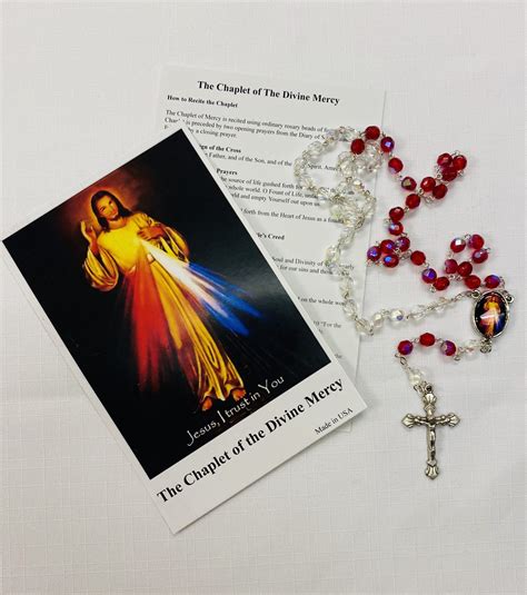 Chaplet Of Divine Mercy Rosary Gold Chaplet Devotional Rosaries