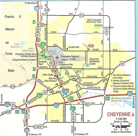 Map Of Cheyenne 2012 Aaa Map Of Cheyenne Wyoming Featu Flickr
