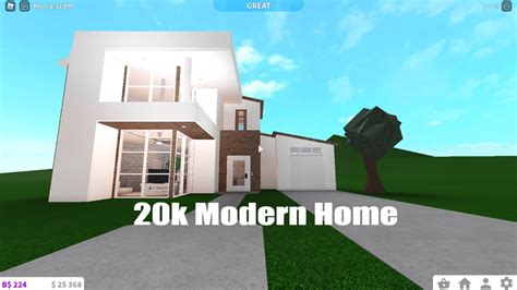 Roblox Bloxburg Modern House 20k