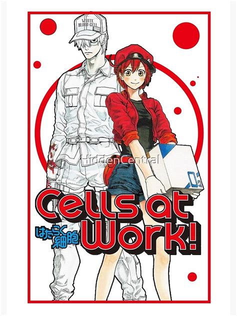Anime Manga Cells At Work Characters Spiral Notebook By
