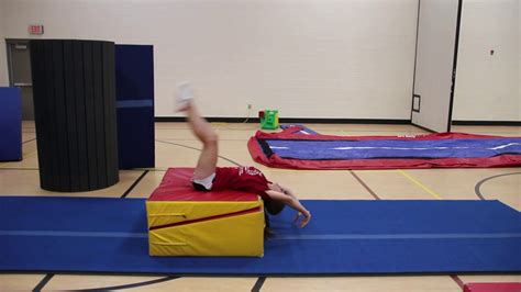 Gymnastics Homenastics Backward Roll Youtube