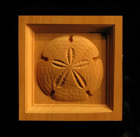 A great choice for victorian homes. Decorative Wood Corner Block - Carved Sand Dollar