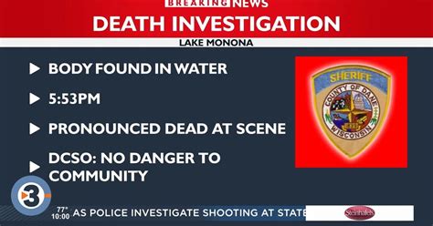 Body Found Floating In Lake Monona Tuesday Evening Sheriffs Office Says Local News