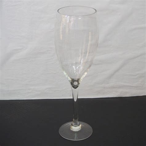 Clear Glass Tall Champagne Vase Wedding Centerpiece 20 Inch