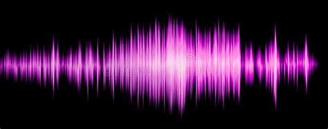 Sound Oscillating Wave Colorful Glowing Music Recognition Voice