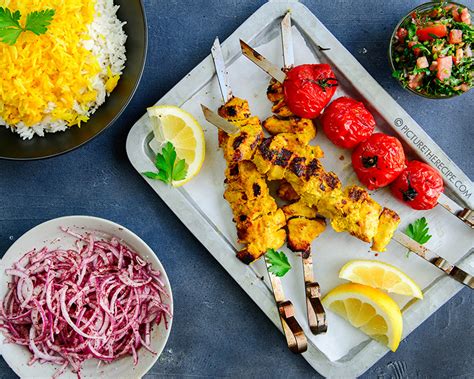 Persian Chicken Joojeh Kebabs Picture The Recipe