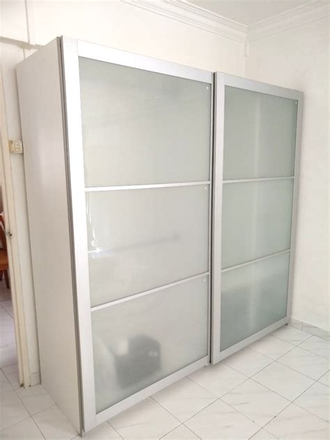 As ikea does not sell the rail separately, you'll need to get the right hardware for it. IKEA PAX 2 door wardrobe. Sliding door., Furniture ...