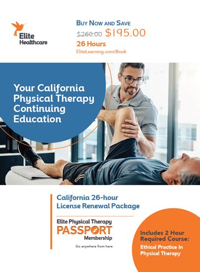 California Physical Therapy Continuing Education Ceu Credits Elite