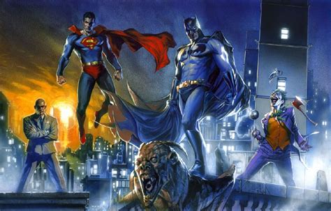 Superman Batman Vs Luthor Joker Comic Art Community Gallery Of Comic Art