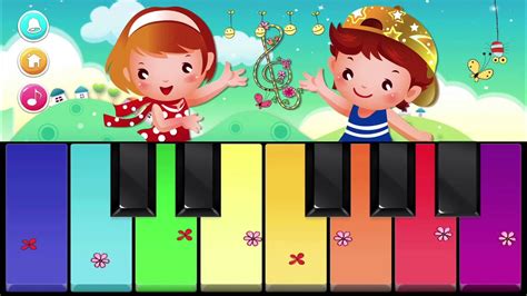 Baby Piano Musical Game App For Babies With Nursery Rhymes Youtube