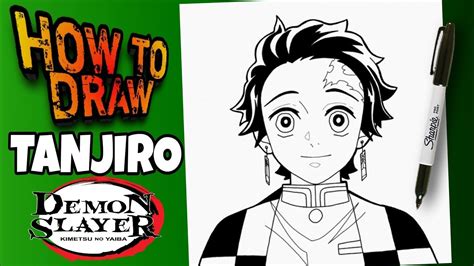 How To Draw Tanjiro Kamado From Demon Slayer Kimetsu No Yaiba Como