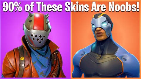 Top 10 Noob Skins In Fortnite Lol Dont Use These Skins Youtube
