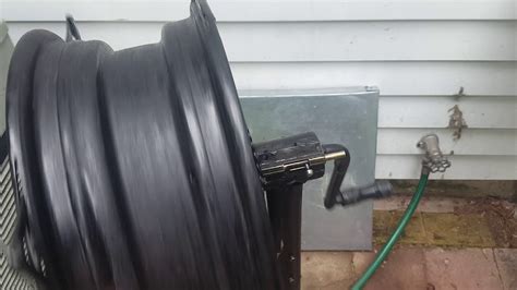 Diy Garden Hose Reel Youtube