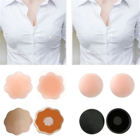 Buy Sexy Silicone Nipple Cover Pad Reusable Self Adhesive Silicone Bra Breast
