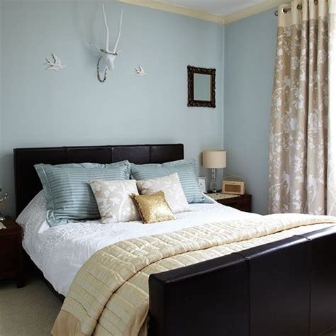 Duck Egg Blue Bedroom With Gold Accents Bedroom Decorating Style At