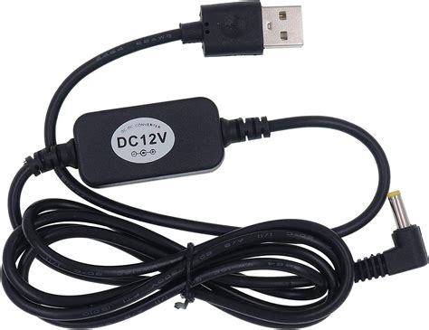 Digitcont Usb 5v To Dc 12v 4mm X 17mm Power Cable Compatible With Dot
