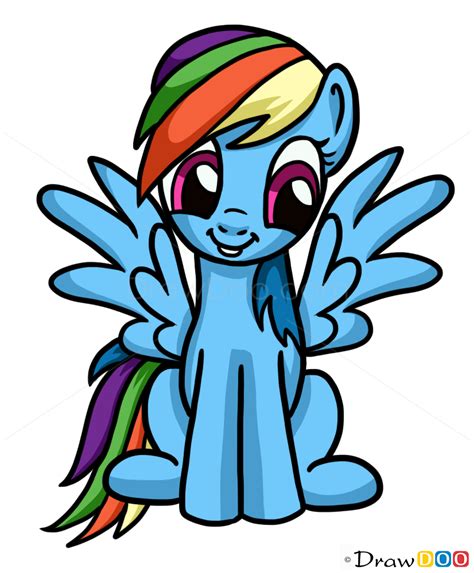 How To Draw Rainbow Dash My Little Pony How To Draw Drawing Ideas