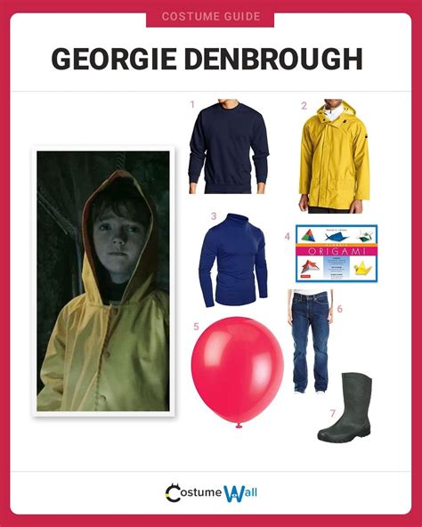 Dress Like Georgie Denbrough Costume Halloween And Cosplay Guides