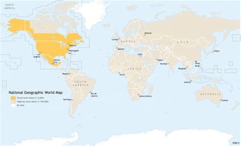 National Geographic World Map 63 Coverage Map—data Appliance 64 For Arcgis Arcgis