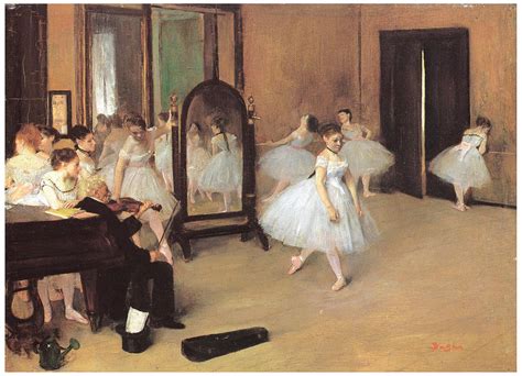 Dance Class Painting By Edgar Degas Fine Art America
