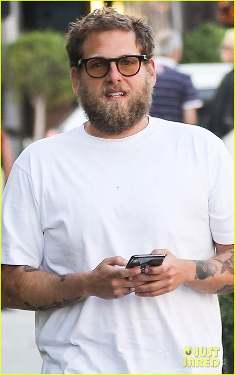 Jonah Hill Sports Bushy Beard While Stepping Out In Beverly Hills Photo 4368763 Jonah Hill