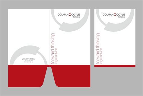 A4 Folder Cover Design For Solicitors Stationery Contest