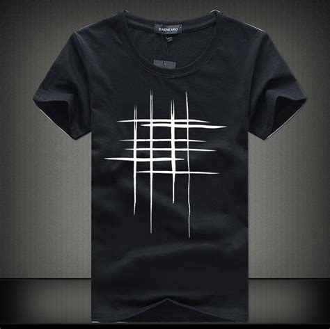 SWENEARO 2018 Simple creative design line cross Print cotton T Shirts