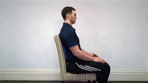 How To Sit On A Chair Properly Youtube