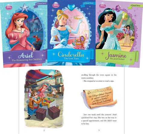 Disney Princess Set 3 Set Ariel The Shimmering Star Necklace Cinderella The Lost Tera