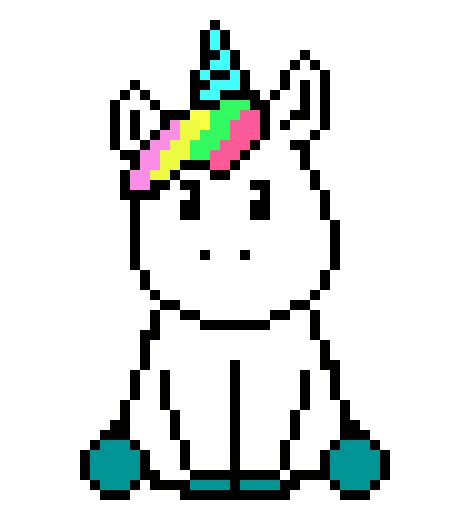 Pixel Art Unicorn Unicorn Pixel Art Pixel Art Maker Art