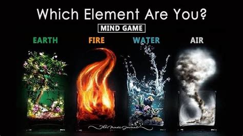 Quiz Which Element Are You Air Earth Water Fire Earth Air