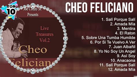 Greatest Hits Cheo Feliciano álbum completo 2023 Mejores artistas