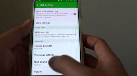 Samsung Galaxy S6 Edge How To Change Voicemail Alert Sound Youtube