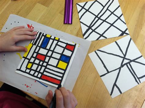 Parallel lines are two lines that never intersect. Olive ART! Do You???: Piet Mondrian with 2nd Grade